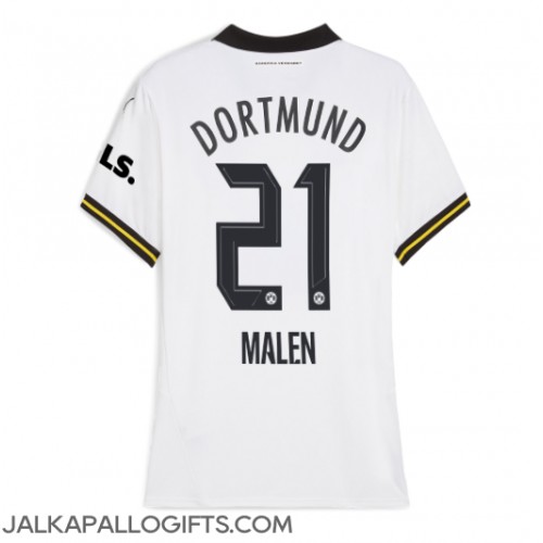 Borussia Dortmund Donyell Malen #21 Kolmaspaita Naiset 2024-25 Lyhythihainen